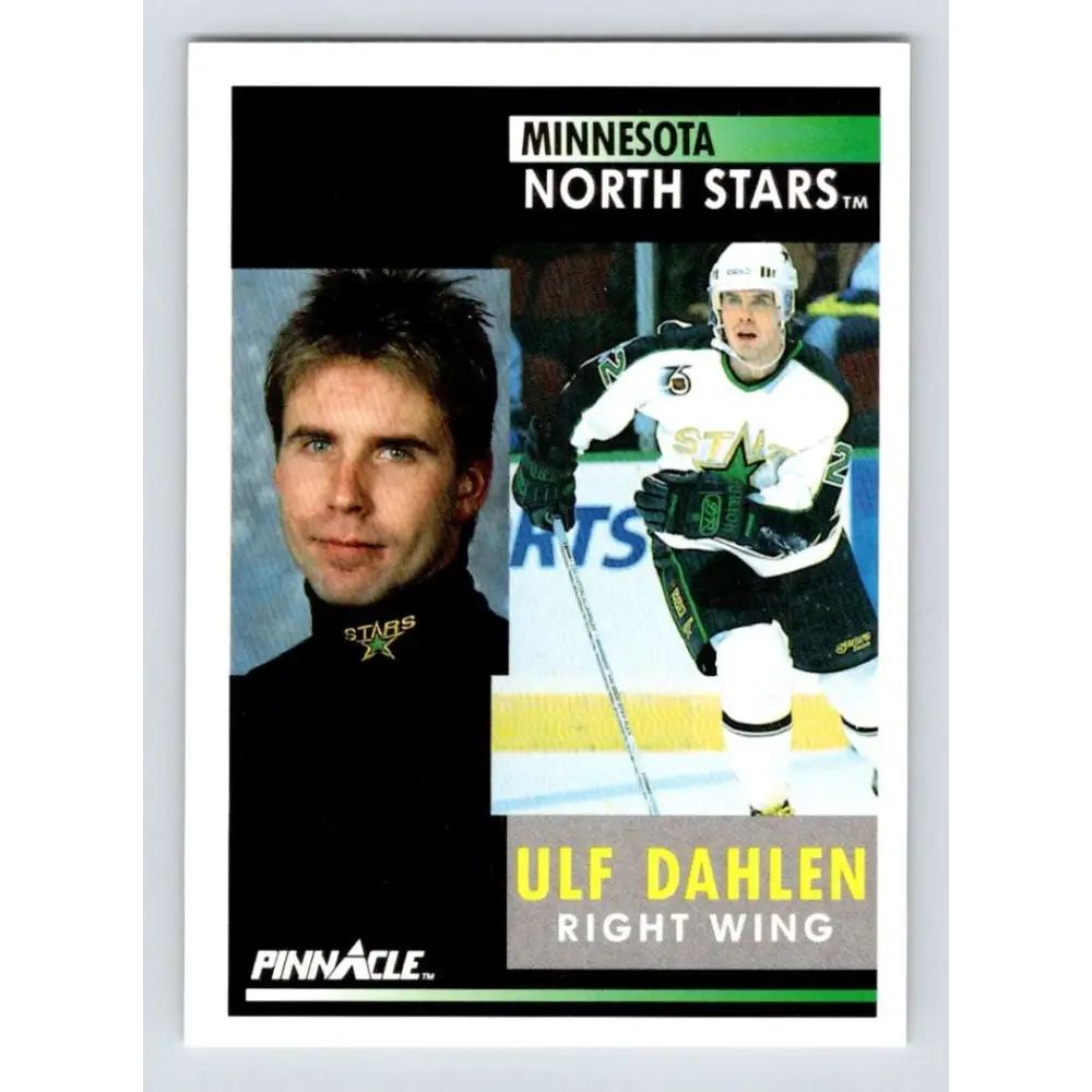 1991-92 Pinnacle #152 Ulf Dahlen NM-MT Minnesota North Stars Hockey Card