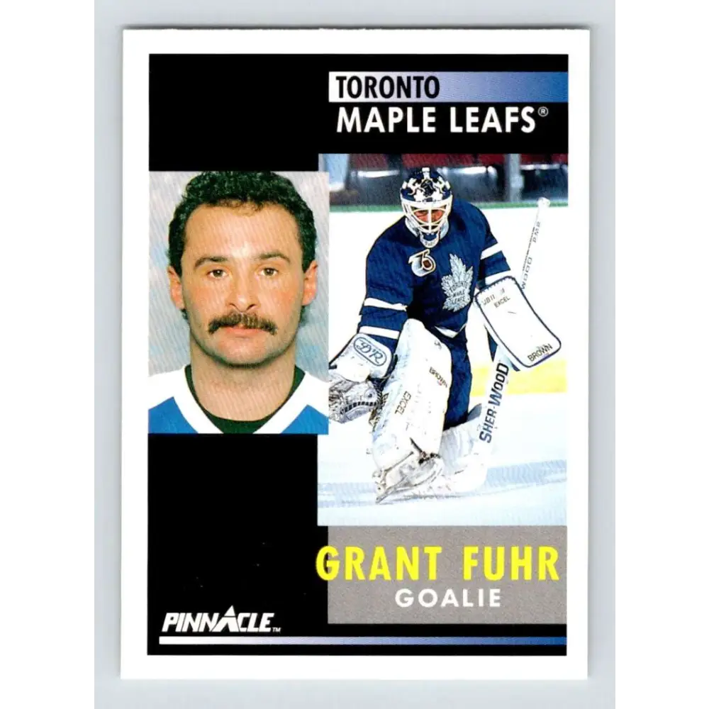 1991-92 Pinnacle #168 Grant Fuhr NM-MT Toronto Maple Leafs Hockey Card