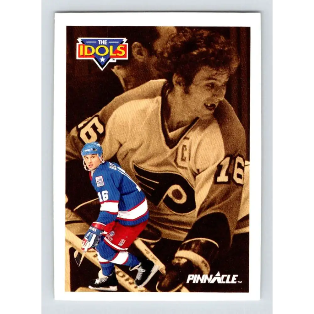 1991-92 Pinnacle #386 Ed Olczyk/Bobby Clarke NM-MT Winnipeg Jets Hockey Card