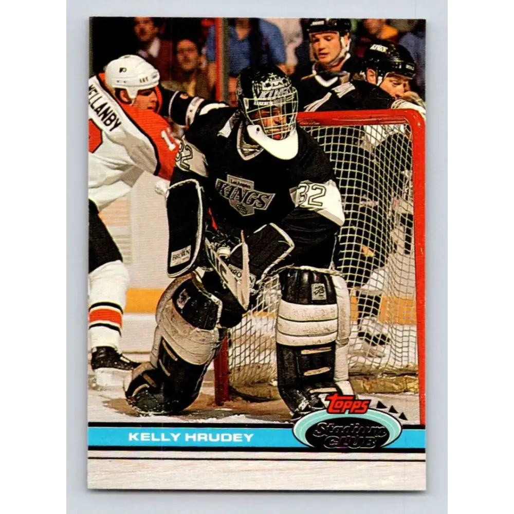 1991-92 Topps Stadium Club #120 Kelly Hrudey NM-MT Los Angeles Kings Hockey Card