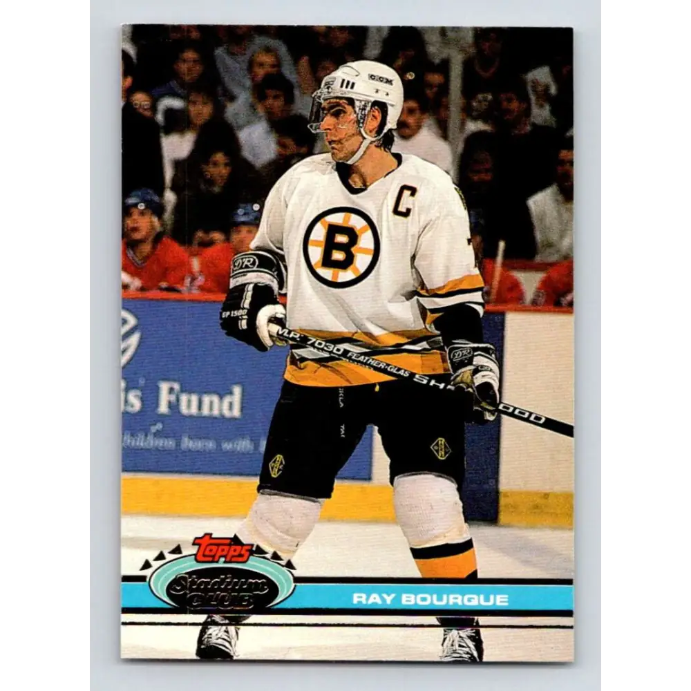 1991-92 Topps Stadium Club #233 Ray Bourque NM-MT Boston Bruins Hockey Card