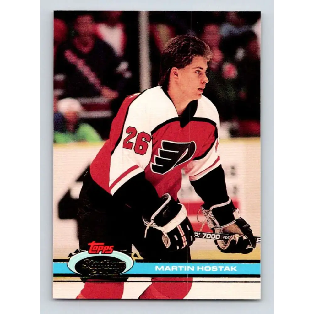1991-92 Topps Stadium Club #337 Martin Hostak NM-MT Philadelphia Flyers Hockey Card