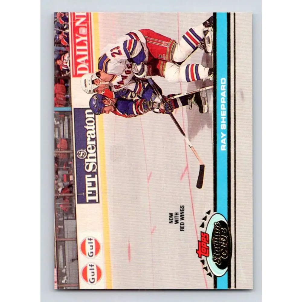 1991-92 Topps Stadium Club #381 Ray Sheppard NM-MT Detroit Red Wings Hockey Card