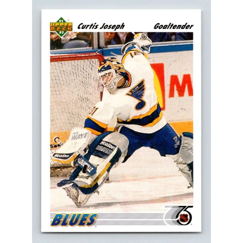 1991-92 Upper Deck #139 Curtis Joseph NM-MT Hockey Card