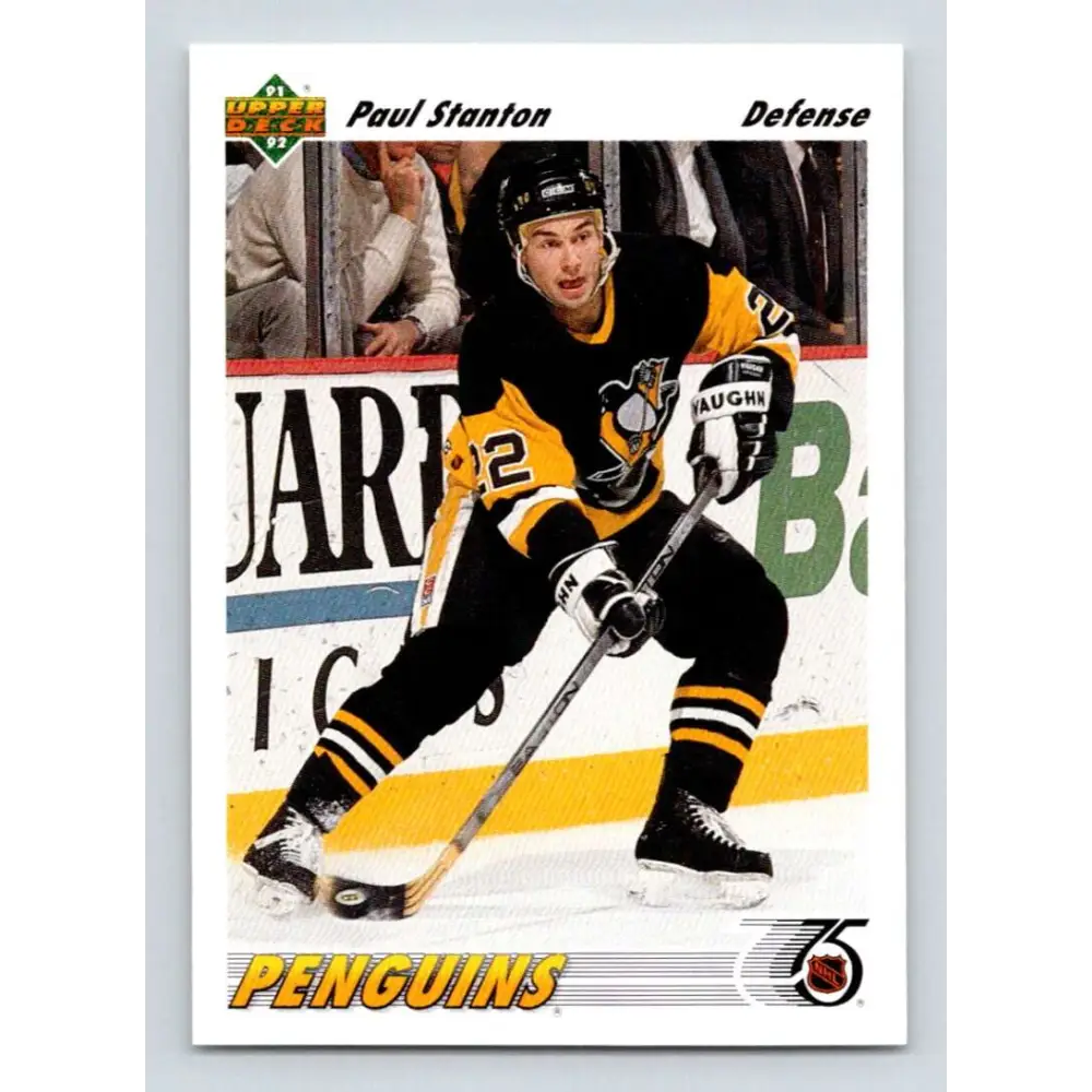 1991-92 Upper Deck #203 Paul Stanton NM-MT Pittsburgh Penguins Hockey Card