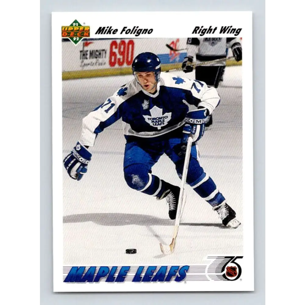 1991-92 Upper Deck #212 Mike Foligno NM-MT Hockey Card