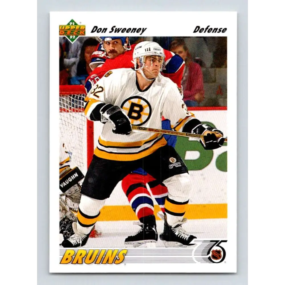1991-92 Upper Deck #338 Don Sweeney NM-MT Boston Bruins Hockey Card