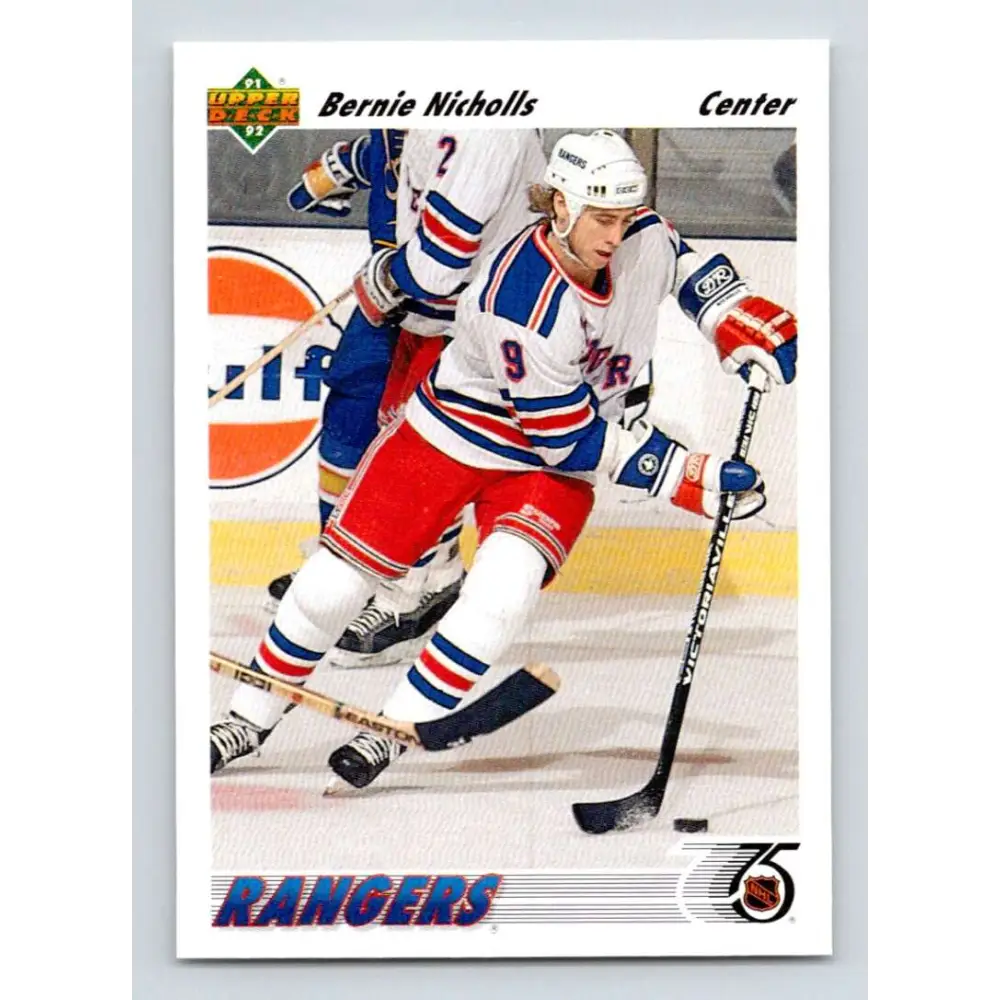 1991-92 Upper Deck #356 Bernie Nicholls NM-MT Hockey Card