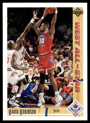1991-92 Upper Deck #58b David Robinson basketball card from San Antonio Spurs