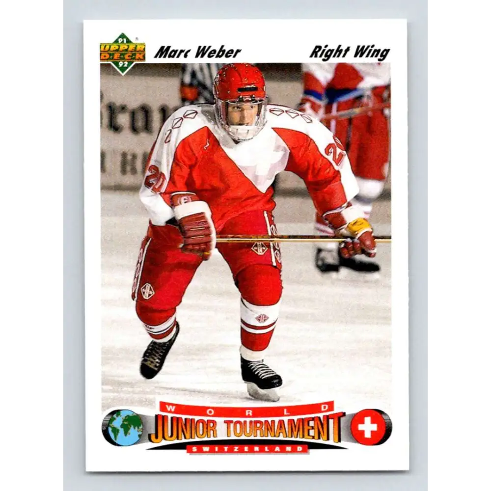 1991-92 Upper Deck #666 Marc Weber NM-MT RC Rookie Hockey Card