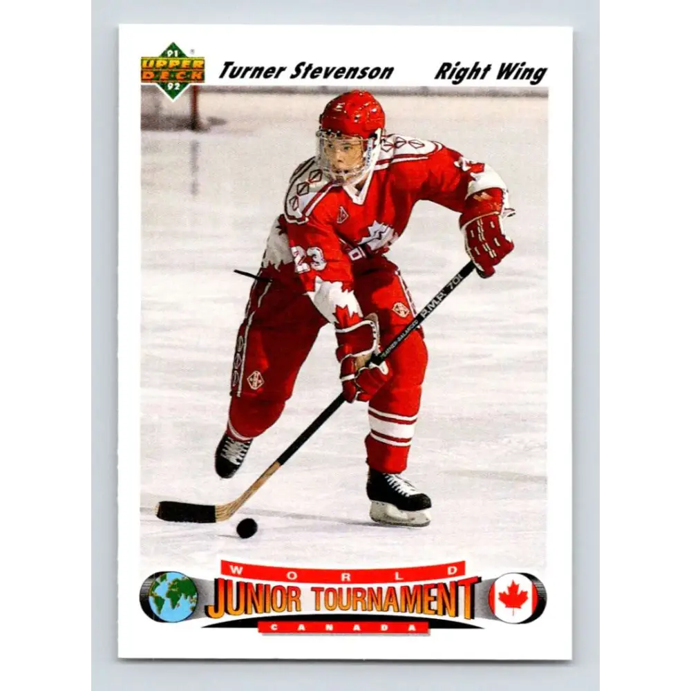 1991-92 Upper Deck #691 Turner Stevenson NM-MT RC Rookie Hockey Card