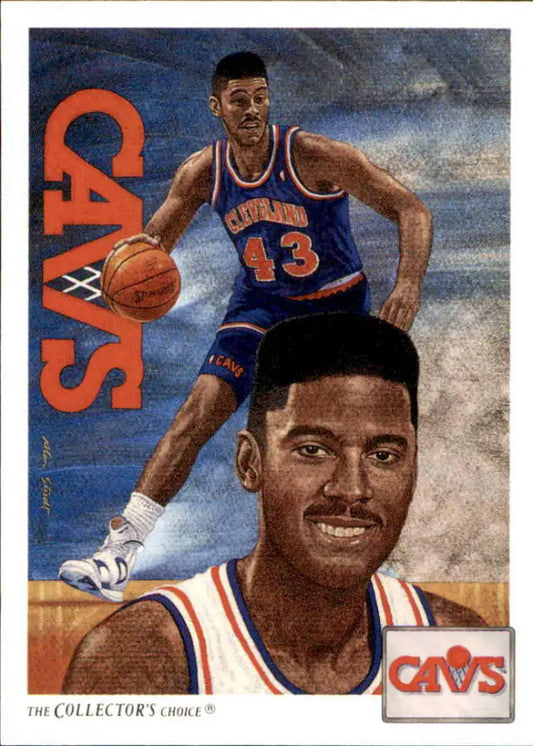 Brad Daugherty 1991-92 Upper Deck basketball card for Cleveland Cavaliers number 43