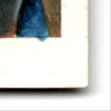White paper corner with blue stain from 1991 Score Football Bruce Smith Buffalo Bills