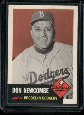 1950s Don Newcombe Brooklyn Dodgers baseball card from 1991 Topps Archives Don Newcombe series
