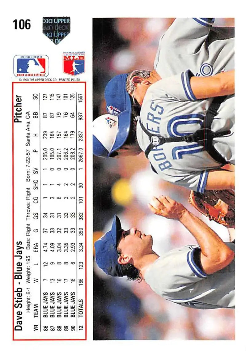 Baseball card featuring a sliding play at home plate in a Toronto Blue Jays game