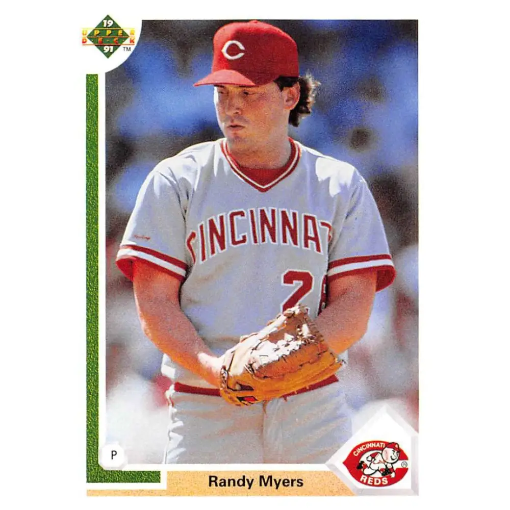 1991 Upper Deck #371 Randy Myers NM-MT Cincinnati Reds Baseball Card
