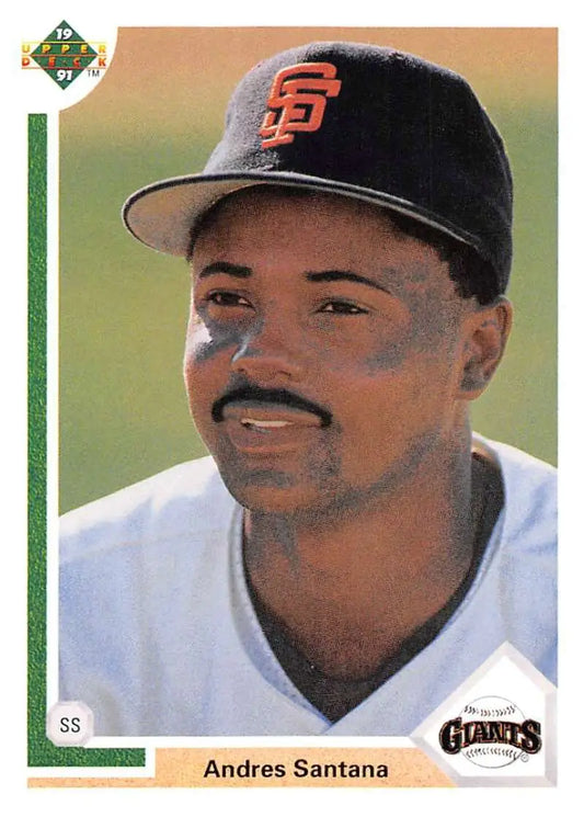 1991 Upper Deck baseball card featuring San Francisco Giants player in white uniform