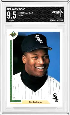 Graded Upper Deck Bo Jackson Baseball Card from Arena Club 1991 Upper Deck series