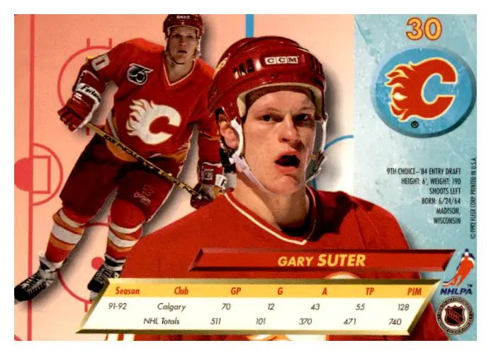 1992-93 Ultra #30 Gary Suter - Trading Card
