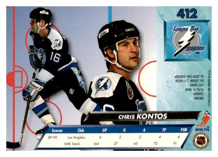 1992-93 Ultra #412 Chris Kontos - Trading Cards