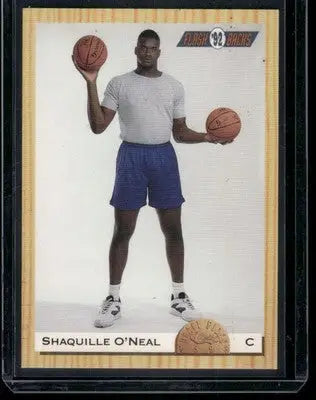 1992 Classic Flashbacks Shaquille ONeal basketball trading card for collectors