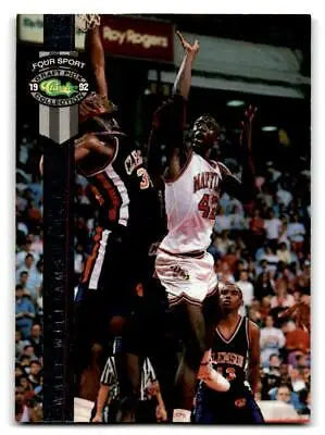 Basketball card of BC5 Walt Williams from 1992 Classic Four Sport set