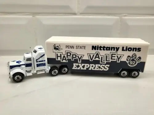 Penn State Nittany Lions toy truck from 1992 Matchbox Tractor Trailer Happy Valley Team Collect