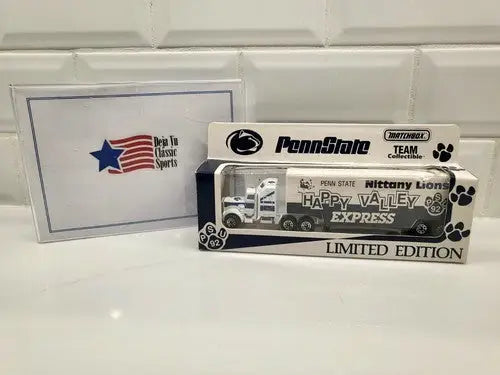 Penn State Nittany Lions toy truck from 1992 Matchbox Happy Valley team collect