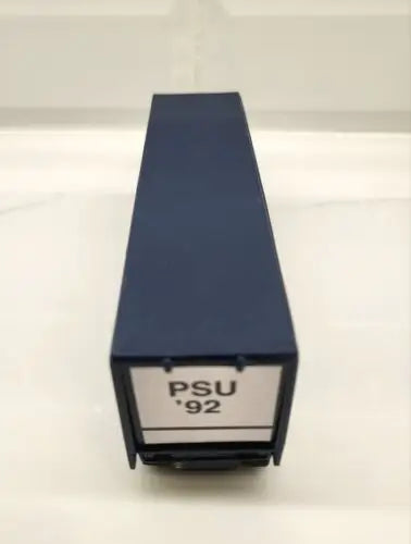 Navy blue rectangular box for 1992 Matchbox Penn State Nittany Lions collectible trailer