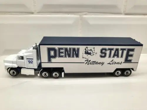Penn State Nittany Lions Matchbox tractor trailer collectible in limited edition design