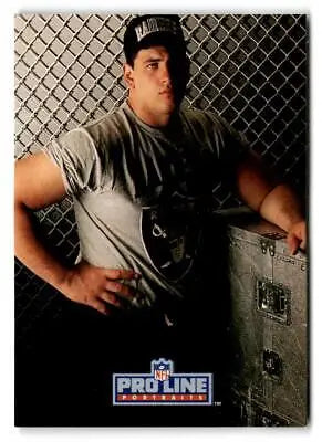 Football player portrait of Greg Skrepenak from 1992 Pro Line Portraits #444