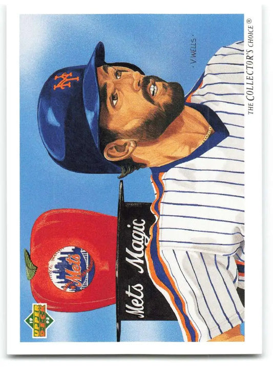 1992 Upper Deck Howard Johnson baseball card featuring New York Mets player in pinstripes