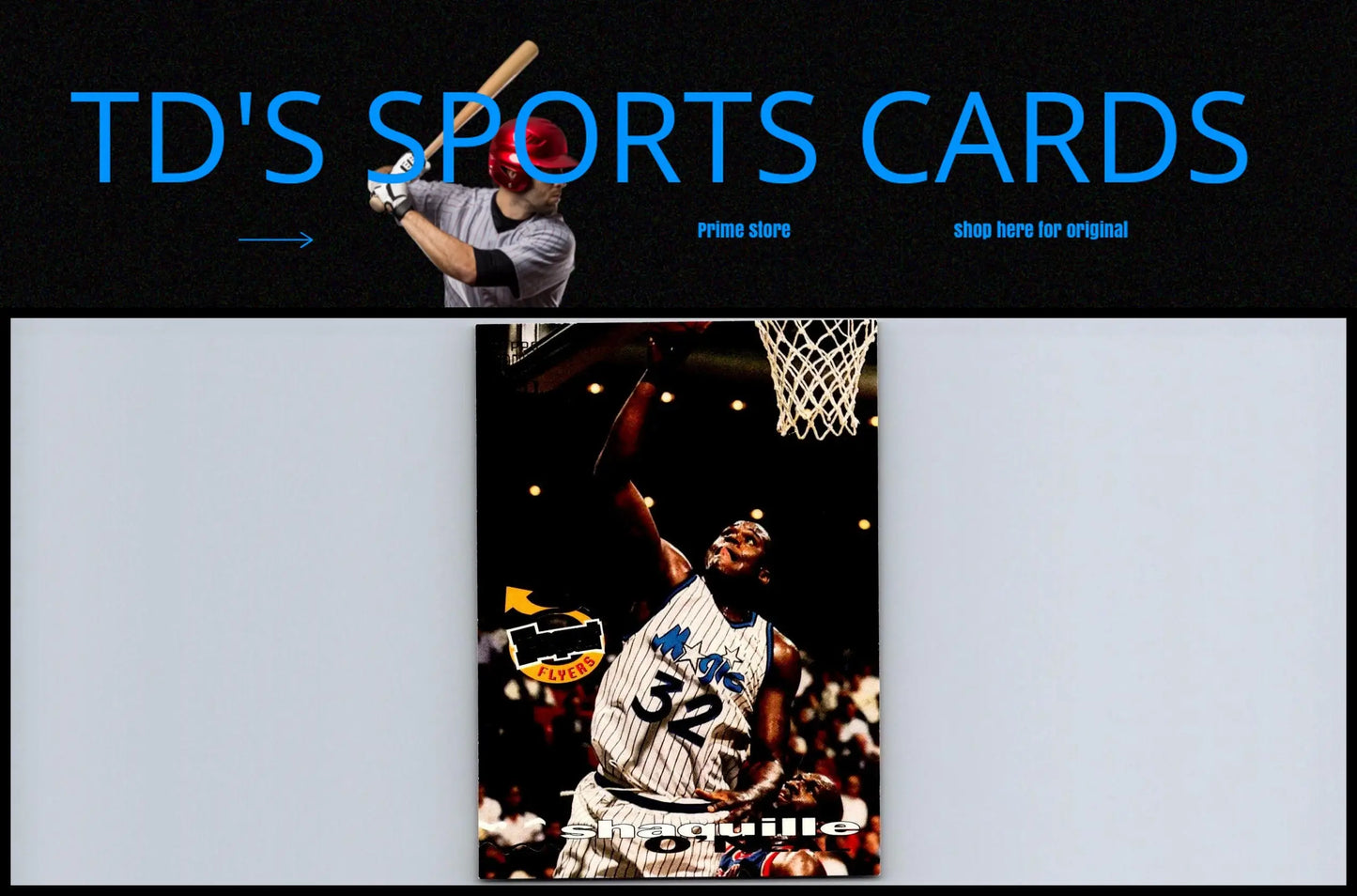 1993-94 Stadium Club #358 Shaquille O’Neal trading card featuring iconic basketball superstar