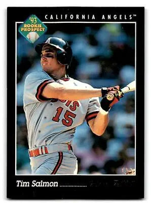 Tim Salmon baseball card from the 1993 Pinnacle trading cards collection