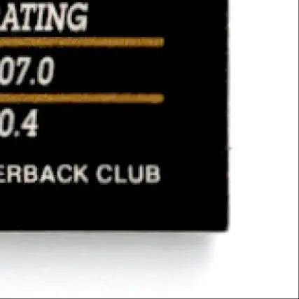 Black card with gold lines and white text from Pinnacle Football Steve Young San Francisco 49ers