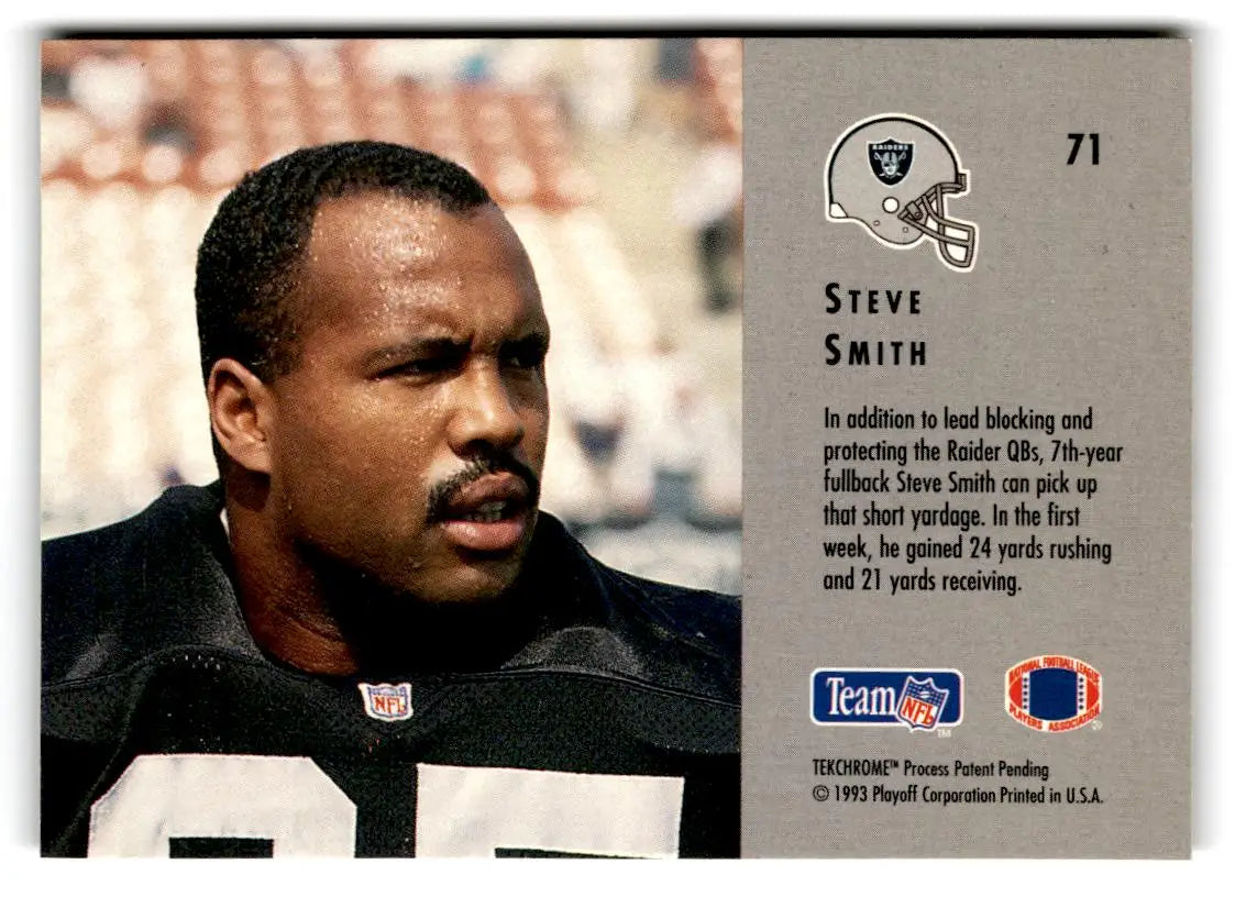 1993 Playoff #71 Steve Smith - Trading Card