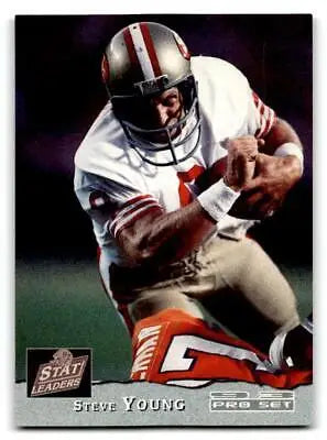 Steve Young trading card from 1993 Pro Set #2 featuring the legendary quarterback