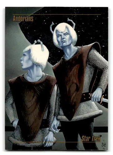 Andorians Star Trek trading card from Skybox Trek Master Series 1993 NM near mint