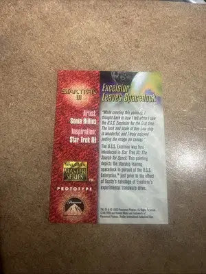 Star Trek trading card from 1993 SKYBOX MASTER SERIES EXCELSIOR PROTOTYPE collection