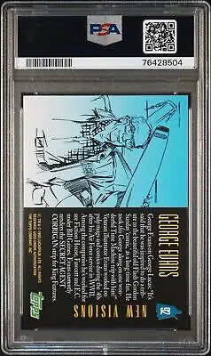 Graded Star Wars Galaxy George Evans trading card PSA 9 from 1993 collection