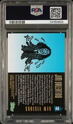 Graded Jim Valentino trading card from 1993 Star Wars Galaxy PSA 8 edition