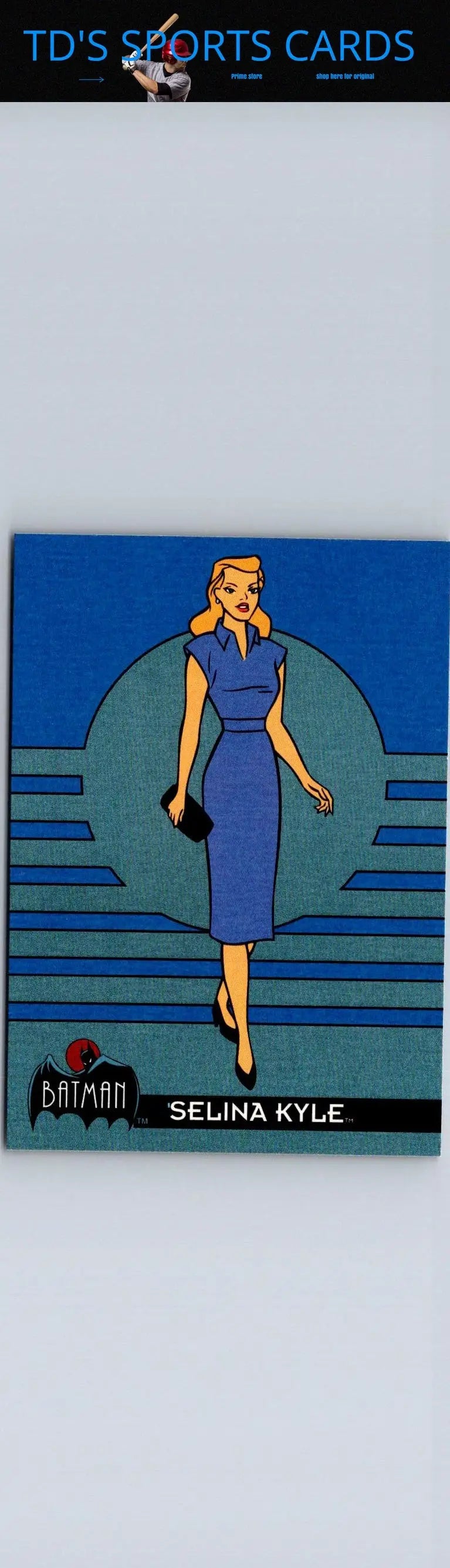 Selina Kyle trading card from 1993 Topps Batman The Animated Series collection