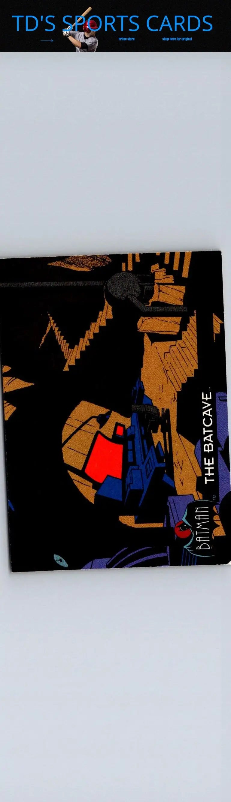 Topps Batman The Animated Series The Batcave trading card 1993 product display