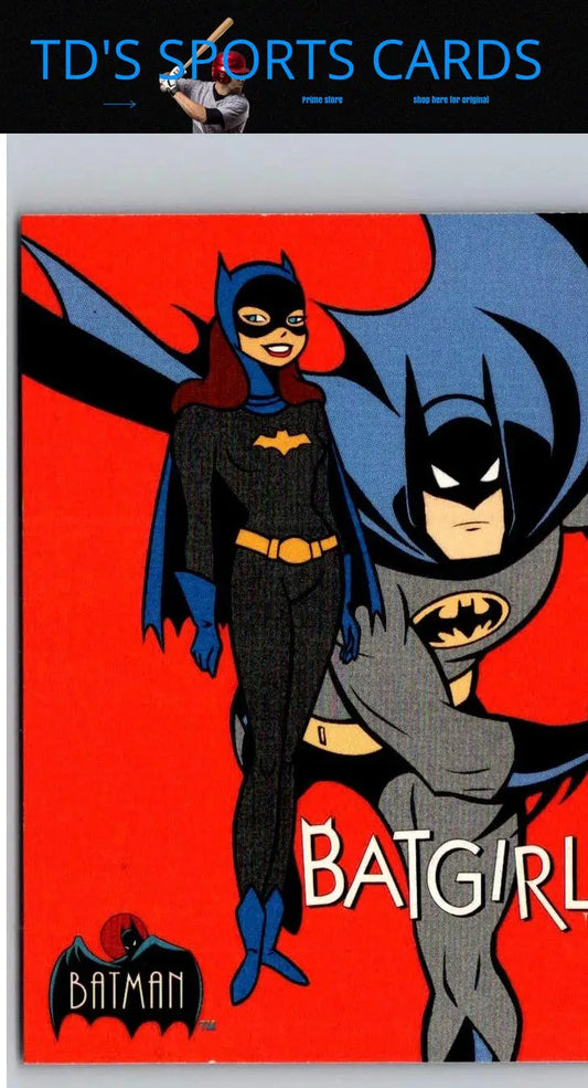 Batgirl comic book cover from 1993 Topps Batman The Animated Series collection