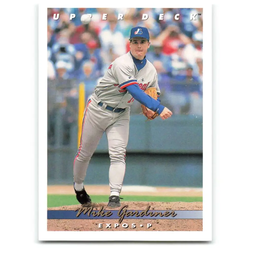 1993 Upper Deck #640 Mike Gardiner VG Montreal Expos Baseball Card