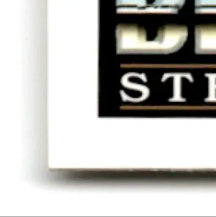 Black rectangular sign with white text from 1993 Upper Deck Football featuring Steve Young