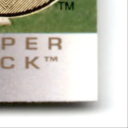 White and green branded deck sp football packaging with gold accents for Jim Harbaugh