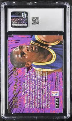 Graded Fleer Ultra Chris Webber basketball card from 1994-95 Fleer Ultra series