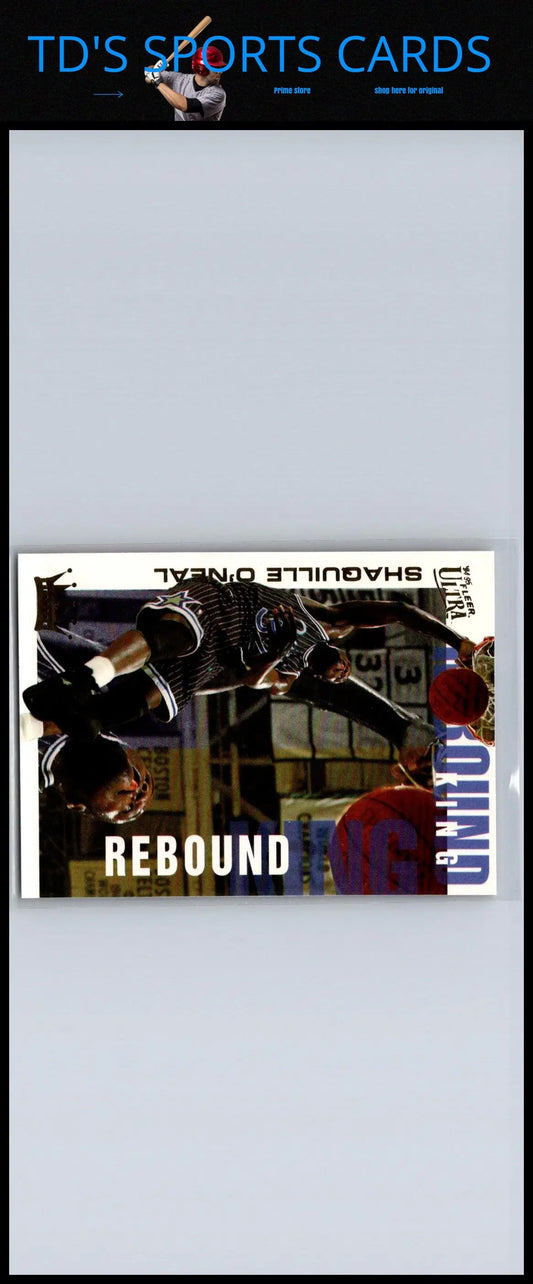 1994-95 Ultra #7 Shaquille O’Neal Rebound Kings trading card for collectors