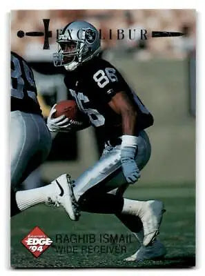 Raghib Ismail running with the ball in 1994 Edge Excalibur trading cards collection